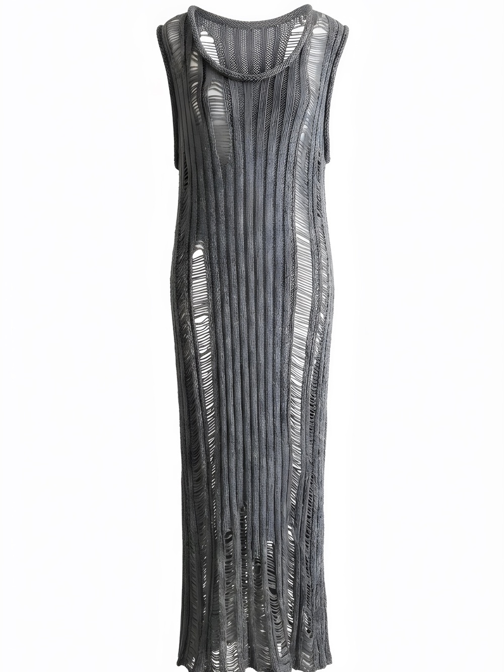 OAK + FORT Smoke Gray Knit Top